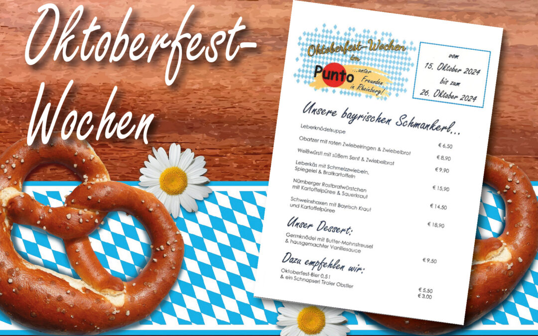 Oktoberfest-Wochen im Punto