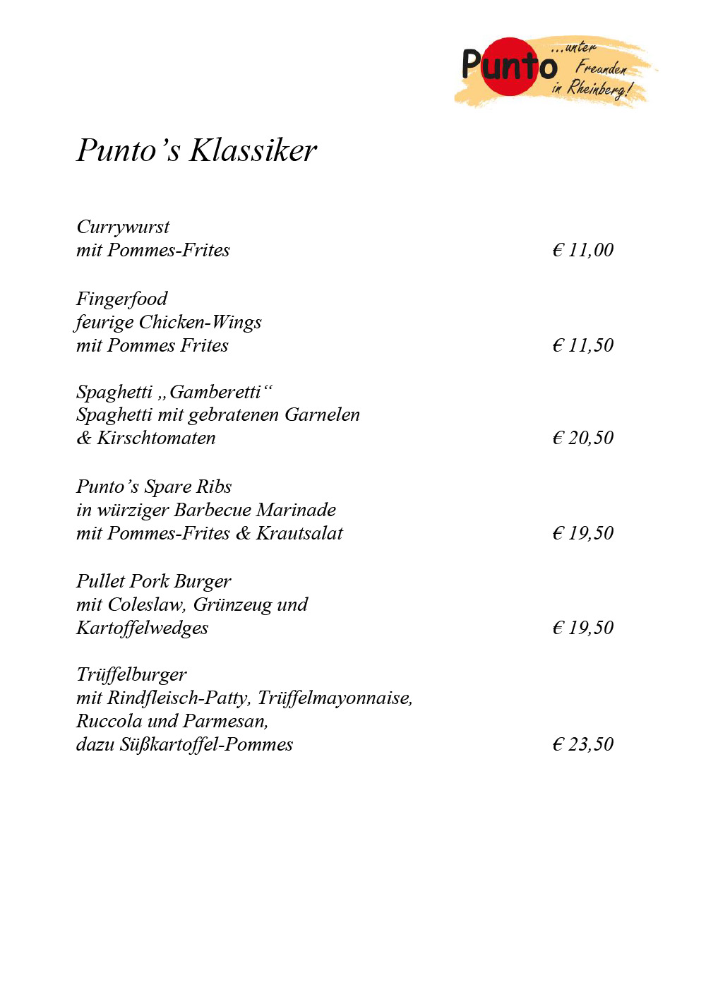 Puntos kleine Speisekarte Sommer 2025, Seite 4
