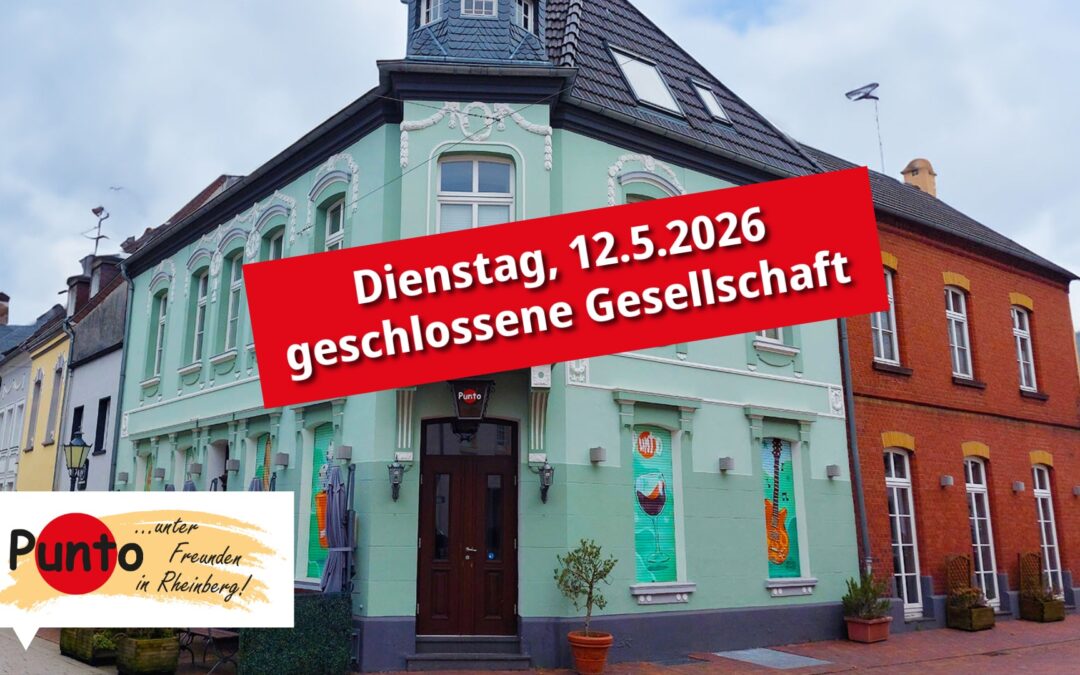 Geschlossene Gesellschaft am 12.05.2026